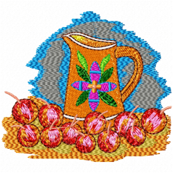 Fruits Embroidery Design 5 Fruits Embroidery Design 5